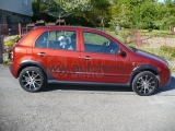 Plastové prahy+plastové lemy Škoda Fabia
