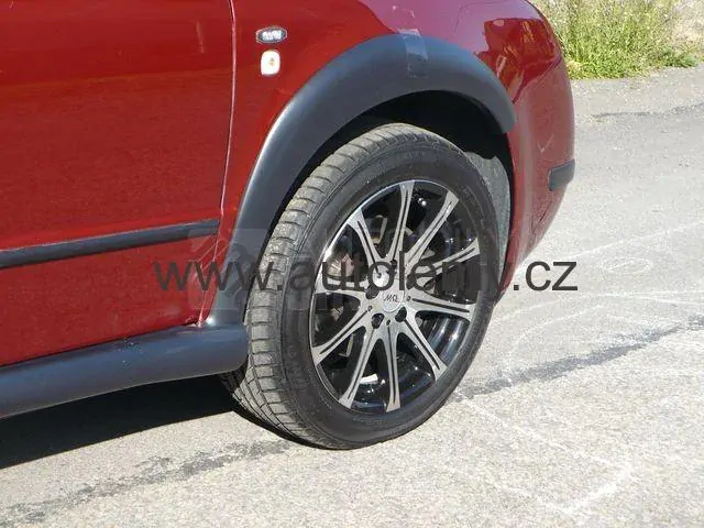 Plastové prahy+plastové lemy Škoda Fabia