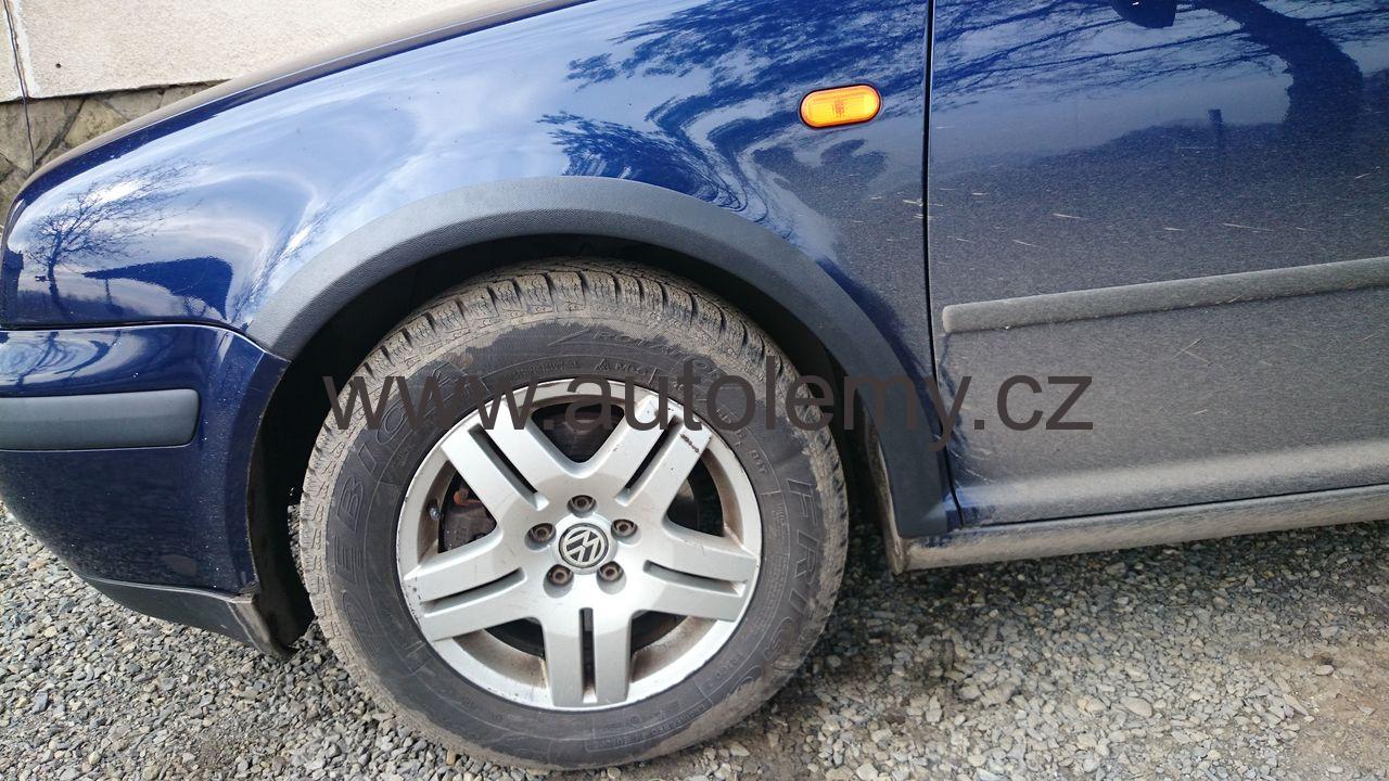 Plastové lemy blatníků VW Golf IV 5dv. hatchback 1997-2003