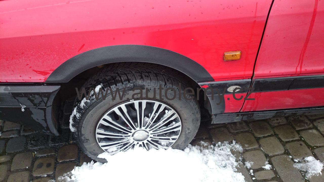 Plastové lemy blatníku Audi 80, 90 B3