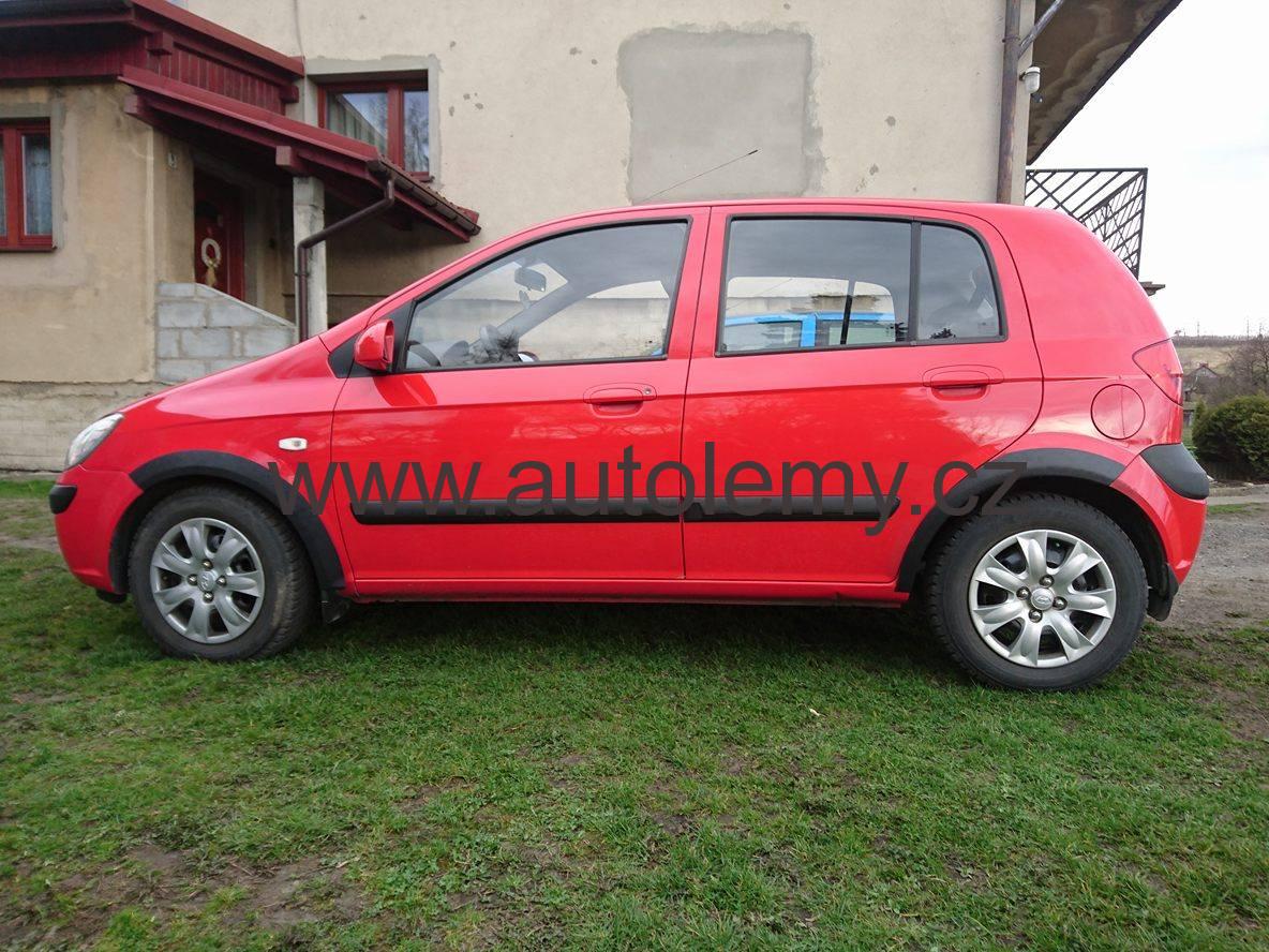 Plastové lemy blatníku Hyundai Getz 05-11