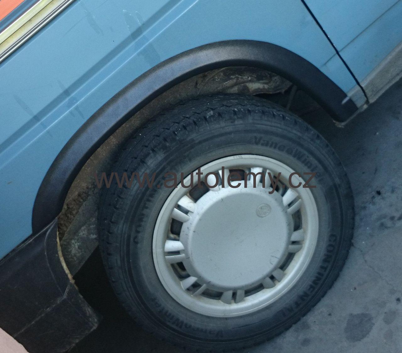 Plastové lemy blatníku VW Transporter, T4, Caravelle 1990-2003