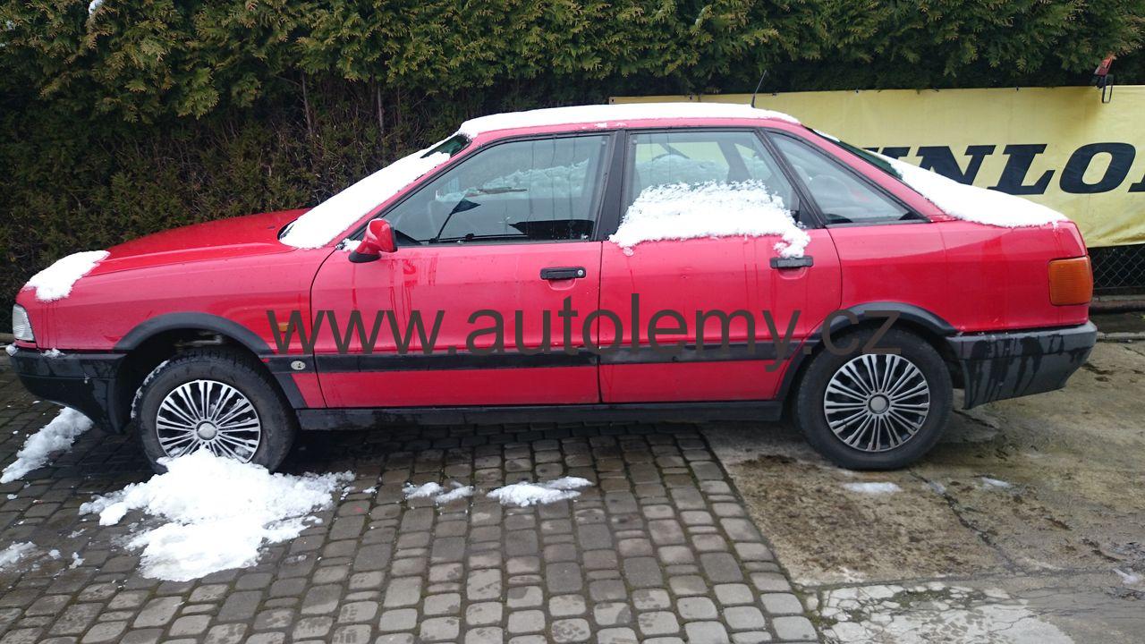 Plastové lemy blatníku Audi 80, 90 B3