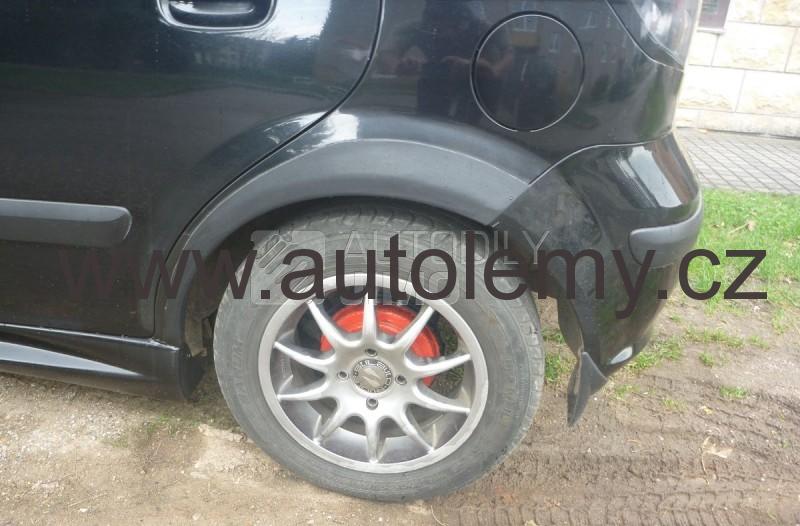 Plastové zadní lemy blatníku Hyundai Getz 02-11