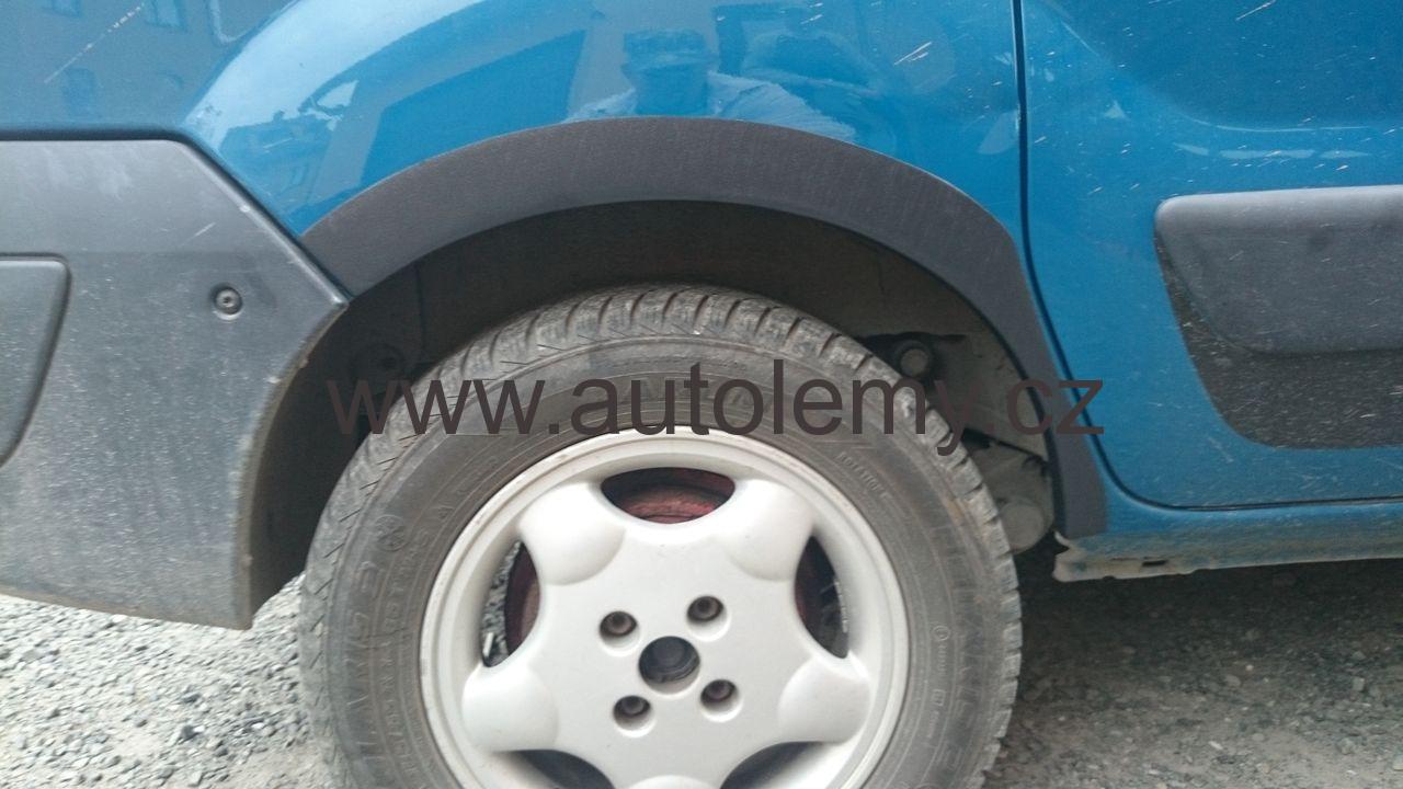 Plastové lemy blatníku Renault Kangoo 1998-2008
